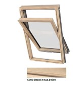 DAKEA GOOD ENERGY - Dřevěné střešní okno KAA B1500 - S6A - rozměr 114*118cm